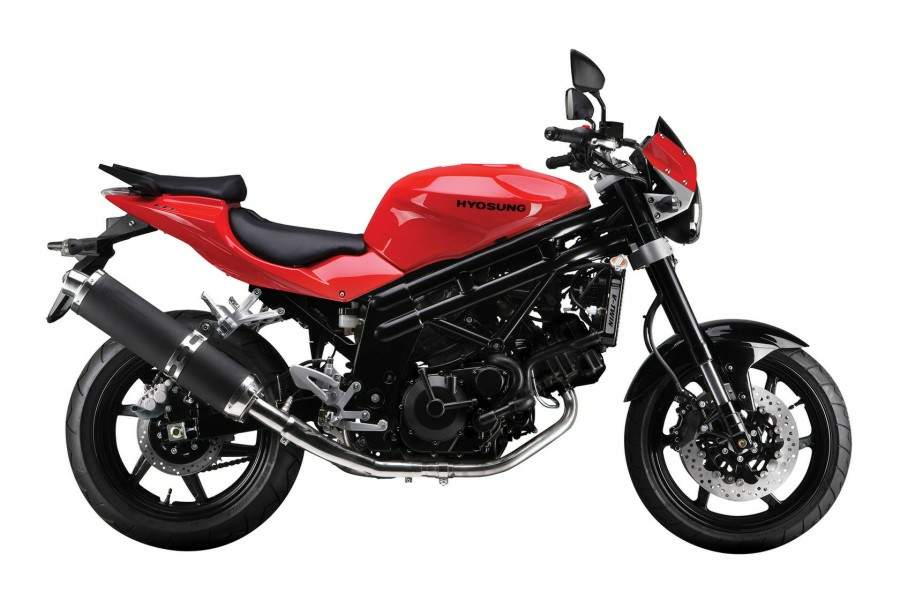 hyosung gt650r exhaust